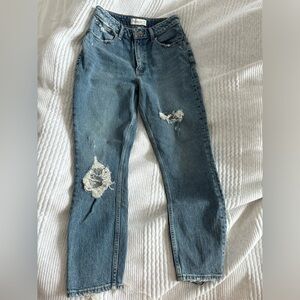 Abercrombie & Fitch curve love high rise mom jeans 26/2R